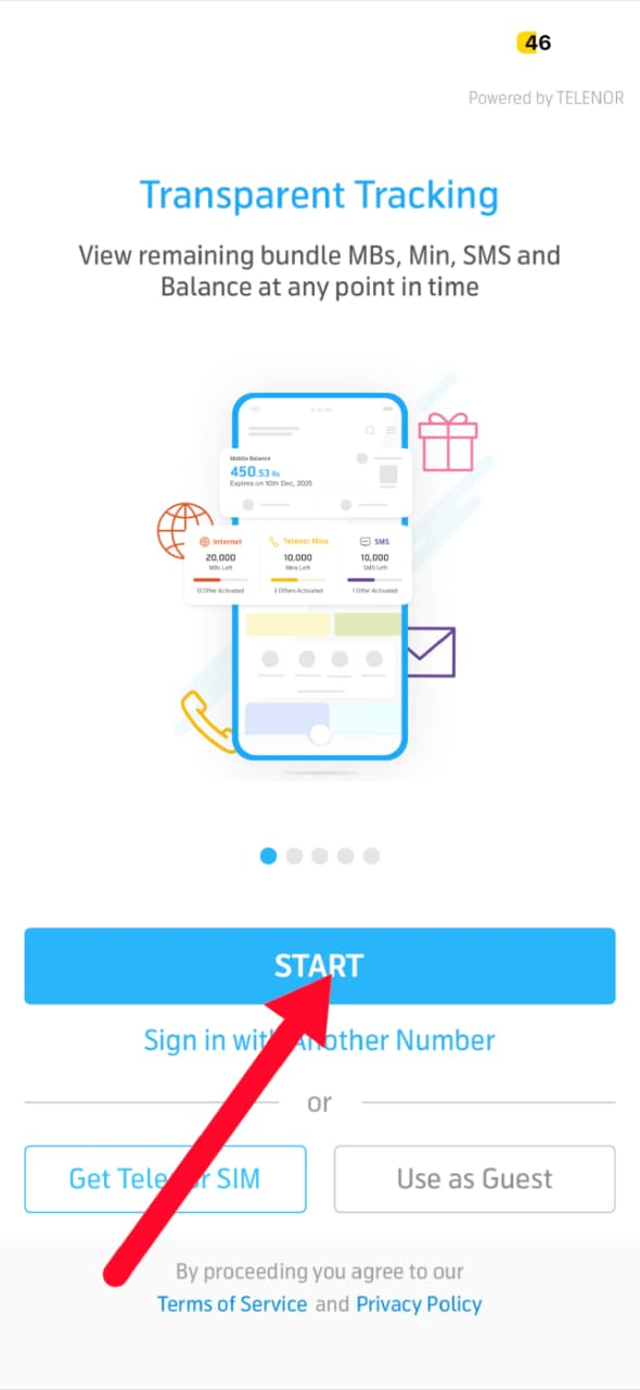 Ensure Telenor SIM is inserted and active on iPhone — iOS step 7